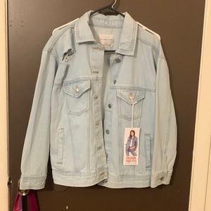NWT celebrity pink denim jacket